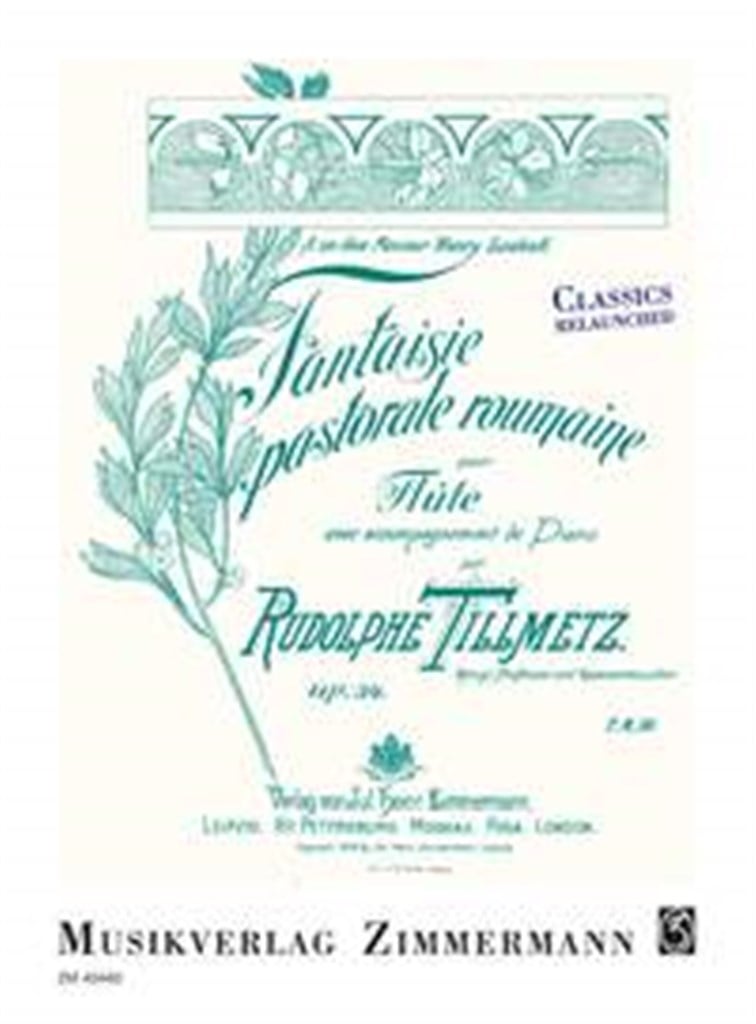 Fantaisie pastorale roumaine op. 34
